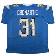 Autographed/Signed Antonio Cromartie San Diego Powder Blue Jersey JSA COA picture