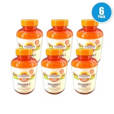 Sundown Naturals Vitamin C Supplement Caplets 1800 Total Exp 03/27 Pack of 6 New picture