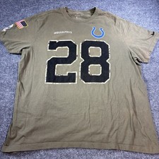 Men's Nike Jonathan Taylor Olive Indianapolis Colts Salute To Service Size 2XL picture