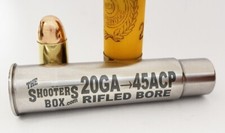 20GA to 45ACP RIFLED Shotgun Adapter - Chamber Reducer - Stainless - ✅ picture