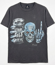 VTG 1998 Stone Cold Steve Austin Shirt SZ L Single Stitch WWF 100% Whoop Ass picture