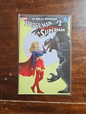 SPIDER-MAN/SUPERMAN #1 GRANOV SUPERGIRL VENOM VARIANT TRINITY EXCLUSIVE picture