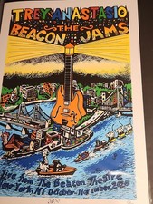 Trey Anastasio Jim Pollock Beacon Jams Poster 2020 Signed Linocut NYC picture