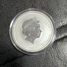 2017 Australia 1/2 oz Silver Reverse Proof Year of The Rooster in Capsule picture