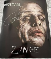 Till Lindemann Signed Poster 16x20 SWAU COA Pass Zunge Rammstein Signed Poster picture