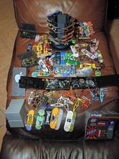 Huge Vintage Collection Of Tech Deck Skateboard And BMX Bikes With Accessories picture