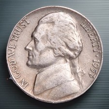1953-D Jefferson Nickel Nicely Circulated FAST SHIPPING picture
