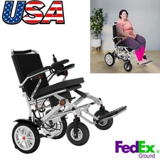 38LB Lightweight Foldable Electric Wheelchairs For Adults All Terrain 500W Moter picture