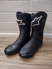 Alpinestars SMX-6 V2 Motorcycle Boots Black Size 42 / US 8 New Without Tags picture