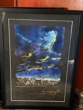 Framed Original Signed Artwork 22x16 Contemporary Wall Art  picture