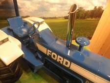Chrome Muffler Smoke Stack ONLY Toy Tractor Part FORD 1/12 scale or 1/16th picture