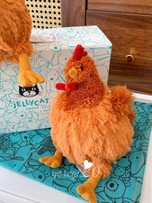 Jellycat Cecile Chicken Plush Soft Toy Kids Doll NWT picture