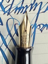 XF PARKER DUOFOLD 14K Semi Flex nib (video) picture