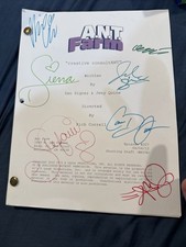 Disney Channel A.N.T Farm Autograph Signed Script By Zendaya China Anne McClain picture