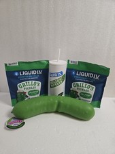Grillo’s Pickles Hydration Liquid IV (20-servings) +Tumbler & Big pickle squish picture