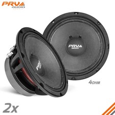 2x PRV Audio 8MR600X-4 Car Audio Midrange 8