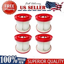 4 Pack HEPA Filter for Milwaukee 49-90-1900 M12/M18 Wet Dry Vac picture
