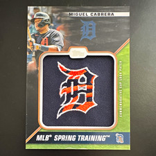 2021 Topps Spring Training Cap Logo Patch Miguel Cabrera STCL-MC Black /299 picture