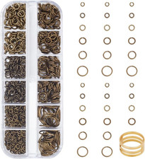 Pandahall Elite Brass Promo Beads 4-10Mm Diameter Close but Unsoldered Jump Ring picture