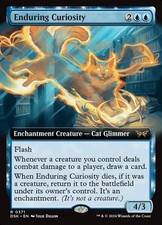 MTG Enduring Curiosity (371/501) Duskmourn House of Horror LP picture