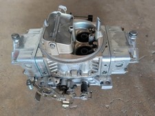 Holley List 4779-10 750 CFM Double Pumper Carburetor Shiny Finish Manual Choke picture