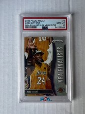 2019-20 Panini Prizm Kobe Bryant NBA Finalists Silver Prizm #9 PSA 10 Lakers picture
