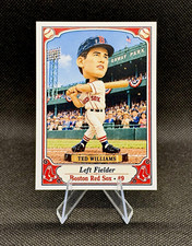 Ted Williams Bobblehead Style Custom ACEO Art Card  Boston Red Sox MLB HOF ⚾️ picture