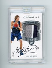 2016-17 Panini Flawless Dirk Nowitzki #DP-DN Game-Used Patch Auto /25 Mavericks picture