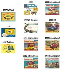 Matchbox Catalogs on DVD 1957 1958 1959 1960 1961 1962 1963 1964 1965 1966  picture