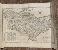 1805 Large John Cary Map - KENT,  England - Camden's 