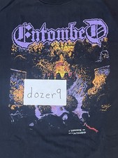 Entombed Clandestine Vintage 1992 Shirt XL Must See Condition picture