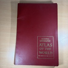 1966 National Geographic Atlas of the World Enlarged 2nd Edition Vintage picture
