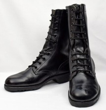 NEW US MILITARY RO-SEARCH BLACK POLISHED LEATHER COMBAT BOOTS ALL SIZES picture