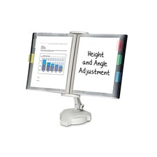 Fellowes Desktop Reference Rack - Platinum, 22300 picture
