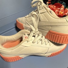 PUMA Women’s Cali Star White Coral/Pink Lowtop Sneakers US 10.5 picture
