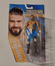 AEW ANDRADE EL IDOLO Signed WRESTLEMANIA FIGURE Dynamite Rampage JSA COA picture