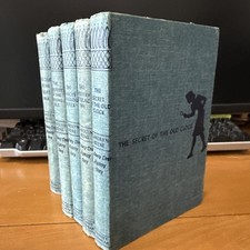 Vintage Nancy Drew Mystery Story - Lot of 6 Books #1, #4, #8, #23, #28, #30 picture
