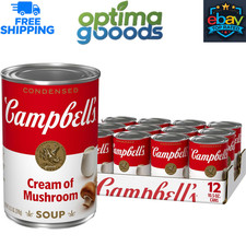 Campbell's Condensed Cream of Mushroom Soup 10.5 oz Can 12 Pack picture