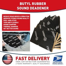 22sqft Sound Deadening Proofing Mat Butyl Car Van Audio Panel Vibration Damping picture