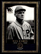 2001 SP Legendary Cuts #58 Max Carey Card Pittsburgh Pirates picture