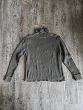 Women's Sonoma 100%  Cotton Turtleneck Winter Fall Sweater Dark Green Size XL picture