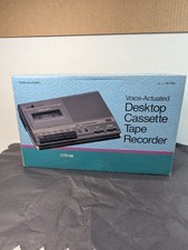 Vintage Realistic CTR-69 Voice Activated Desktop Cassette Recorder 14-1154 Box picture