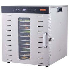 Uimoso 10-Tray Stainless Steel Food Dehydrator,1000W for Drying Fruits and Jerky picture