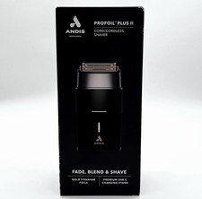 Andis Pro Foil Plus II Cordless Shaver Gold Titanium Black Model 563616 picture