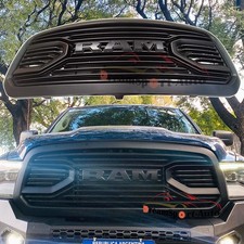 Front Grille For 2013-2018 Dodge Ram 1500 2016 Bumper Grill W/Black Letters picture