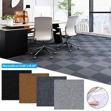 10/20/30pcs Self Adhesive Carpet Tiles Peel and Stick Floor Plank Mat Non-Slip picture