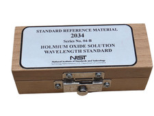 NIST 2034 HOLMIUM OXIDE SOLUTION WAVELENGTH STANDARD (240 NM TO 650 NM) picture