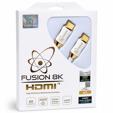 Fusion8K White HDMI 2.1 Cable 6 Feet - Certified 48Gbps 8K@60Hz 4K@120Hz 10K | H picture