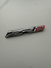 OEM 22-26 Chevrolet Silverado 1500 ZR2 Grille red chrome Emblem RH Lower Used picture