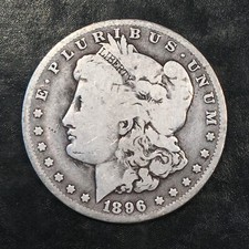 1896-O Morgan Silver Dollar - High Quality Scans #i530 picture
